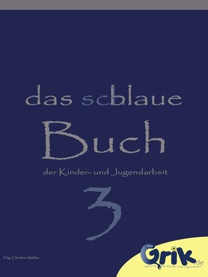 cover image of das schlaue, blaue Buch der Kinder- und Jugendarbeit 3